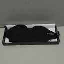 MZOO Luxury Sleep Eye Mask for Side Sleeper Men Women, Zero Eye Pressure 3D Sleeping Mask, Light Blocking Patented Design Night Blindfold, Soft Eye Shade Cover for Travel, Black