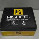 Keyed Entry Grade 2 Commercial Door Locks Heavy Duty Office Door Lever, Non-Handed, UL 3 Hour Fire Rated, ADA Compliant, Satin Chrome Finish 26D, 2-3/4''Backset X-XG-ET-70