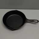 Lodge 8 Inch Cast Iron Pre-Seasoned Skillet  Signature Teardrop Handle - Use in the Oven, on the Stove, on the Grill, or Over a Campfire, Black