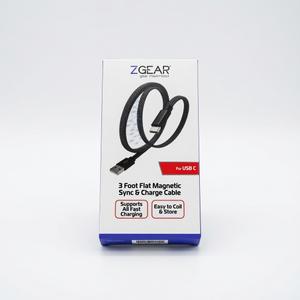 3 Foot Flat Magnetic Sync Charge Cable