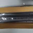 Mcrbeay Shower Curtain Rod, 1" Diameter Heavy Duty Tension Shower Rod, Non Slip Adjustable 28-74 inch No Drilling Shower Curtain Rods Spring Tension For Bathroom, Shower Stall, No Rust, Black