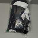 SOLY HUX Women's Long Sleeve Square Neck Bodycon Elegant Midi Dress Pencil Cocktail Party Dresses (Black and White, Medium)