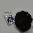 RUWISS Large Messy Bun Hair Piece with Claw Clip Human Hair Bun Wavy Curly Chignon Hair Bun Extensions Tousled Updo Hair Pieces for Women Claw Clip Ponytail Hair Scrunchies for Women, Brown Black (45g)