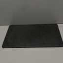 Lovdeco Black Marble Cutting Board, 20x12 Inch Stone Pastry Board For Kitchen, Black Marble Slab With Non-Slip Feets, 1 Piece
