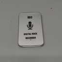 Voice Recorder 16GB Capacity Voice Activated Recording Device Digital Voice Recorder for Lectures, Meetings, Interviews Audio Recorder with USB Rechargeable WAV/MP3 Tape Recorder (16GB)