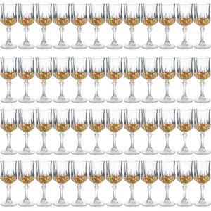 Crystal Cordial Glasses | 1.75 oz Stemmed Shot Glasses | Set of 48