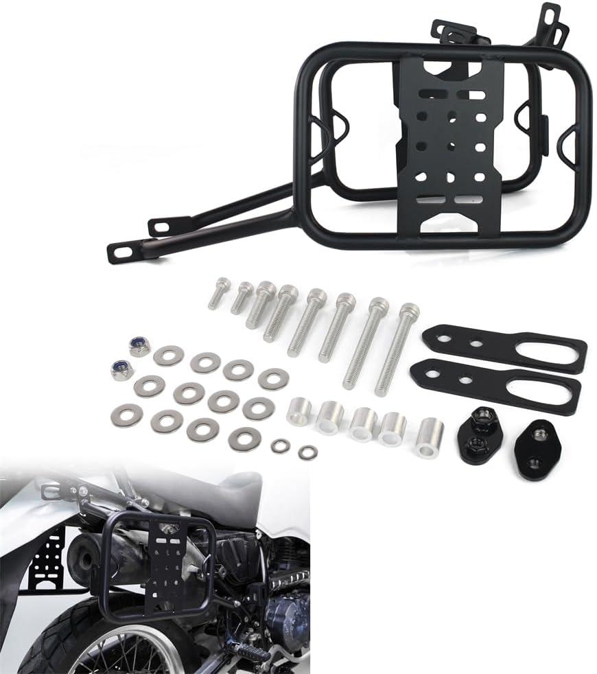 Xitomer Motorcycle Saddlebag Support Racks Fit for KLR650 Gen2 KLR650 2008-2018 KLR 650 Motorcycle Pannier Racks Side Carrier Pannier Racks
