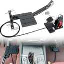 Passenger Side Controls Brake Pedal Assist Device Brake Pedal for Student Driver New Driver Learn to Drive a Car Training Brake (Passenger Side Brake Pedal+Base Bracket)