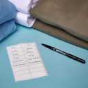 Avery No-Iron Fabric Labels, 1/2" x 1-3/4", Washer and Dryer-Safe Waterproof Labels, Non-Printable, 180 Total (40721)