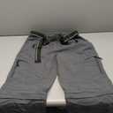 JOMLUN Boy’s Scout Pants Convertible Hiking Quick Dry Zip Off Pants Outdoor Climbing Casual Trouser Kids Youth Cargo Pants, Size XL