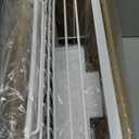 SNTD Dish Drying Rack - Extendable Dish Rack, Large Sink Drying Dish Drainer for Kitchen Counter, Stainless Steel Dish Strainer with Utensil Holder (White)