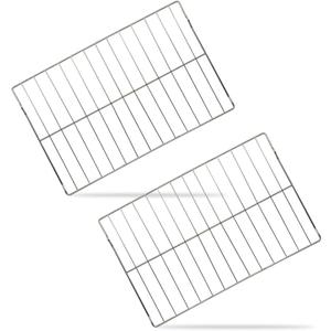 Upgraded W10256908 Oven Rack Replacement for Whirlpool Maytag Kenmore Jenn-Air Range Stove Oven Racks 24 x 15.7 IN 304 Stainless Steel Oven Wire Rack Parts 2 Pack Not Universal