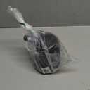 BosilunLife Ceramic Automatic Soap Dispenser with Extended Pump Nozzle, 3 Adjustable Levels, Touchless Foam Hand Wash Foaming Dispenser for Bathroom & Kitchen, Embossed Wave Design, Black, 10oz