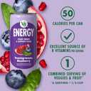 V8 +Energy Peach Mango, Orange Pineapple, Black Cherry and Pomegranate Blueberry Juice Energy Drinks, 8 fl oz Can (24 Pack) (EXP 06/27/27)