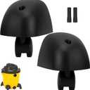 Heavy Duty Caster Wheels & Foot Replacement Kit for Shop Vac Vacuum Fits A & B Cleaner, Parts Replacement 8568000 8568010 8568011 8568009 Models, Provides Stability, Support