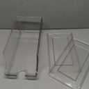 2 Pack Skinny Can Organizer for Refrigerator, Stackable Tall Skinny Soda Pop Can Holder Dispenser with Lid for Fridge Pantry Rack Freezer, Clear Plastic Storage Bins-Holds 12 Slim Cans Each (Transparent)