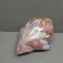 Pink Christmas Dolls Decoration - 3PCS Pink Stuffed Gingerbread Man, Snowman, Santa Claus Gnome, Xmas Handmade Plush for Winter Home Table Ornament, Tiered Tray Decor