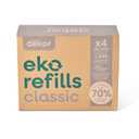 Diaper Dekor CLASSIC Diaper Pail Refills | 4 Count Unscented | Exclusive End-of-Liner Marking | Thick Quick & Easy to Replace | Most Economical Refill System | for Original and Eko Style Pails