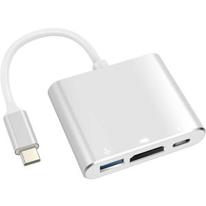 Battony USB C to HDTV Adapter USB Type C Adapter Multiport AV Converter with 4K HDTV Output C Port & 3.0 Fasting Charging Port Compatible for MacBook Pro MacBook Air 2019/2018 iPad Pro 2019