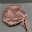 FRCOLOR Elastic Polyester with Adjustable Buckle for Women Hair Care Comfortable Household Bonnet for Bathing and Sleeping Stable Fit to Protect Hair and Pillowcase Satin Pink