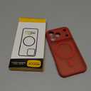 MOCCA Magnetic for iPhone 17 Pro Case, (Compatible with Magsafe) (16FT Military Grade Protection) Full Camera Protection Anti-Fingerprint Slim Translucent Matte Phone Cover 6.3",Red