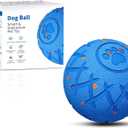 Moving Dog Toy, Interactive, Bouncing and Rotating, Silent Foam Material, IP54 Waterproof Rating, Smart Active Rolling, Stimulation Toys for Medium and to Keep Them Busy (Blue)