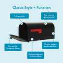 Architectural Mailboxes 7600B-10 MB1 Mailbox, Medium, Black