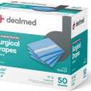 Dealmed Non-Fenestrated Sheets  50 Count 3-Ply Poly-Lined Drape Sheets, Blue Material, Perfect for Hospitals, Medical Facilities, and Physicians Offices, 18" x 26"