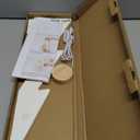 19.7in Giant Light Up Honeycomb Paper Christmas Tree, Indoor Christmas Decorations and Holiday Centerpieces for December Holiday Season Home Office and Xmas Party Supplies