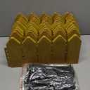 Landscape Edging Kit 6.7 in Tall Decorative Double-Sided Wood-Look Fence Garden Border, Flower Bed Edging with 30 Anchoring Spikes, 13.9 Foot Kit (Wood)