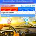 20 Pcs Double Sided Tape Heavy Duty, 2" Square Strong Adhesive Tape Waterproof Heat Resistant, Extreme Mounting Foam Tape for Indoor and Out Door, Home Decoration, Car