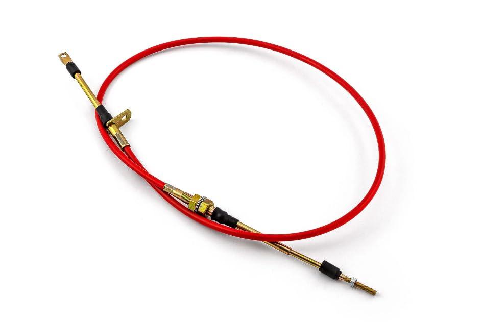 1 PC 4 Ft Length Super Duty Race Shifter Cable BM80832 Single Eylet Threaded Morse Style Suits B&M