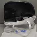 Anzhixiu Concave U Surface Donut Pillow for Tailbone Pain Cradle Tailbone Reducing Pressure on Pelvis- Hemorrhoid Pillow for Office, Car, Home Seat- Black/Gray