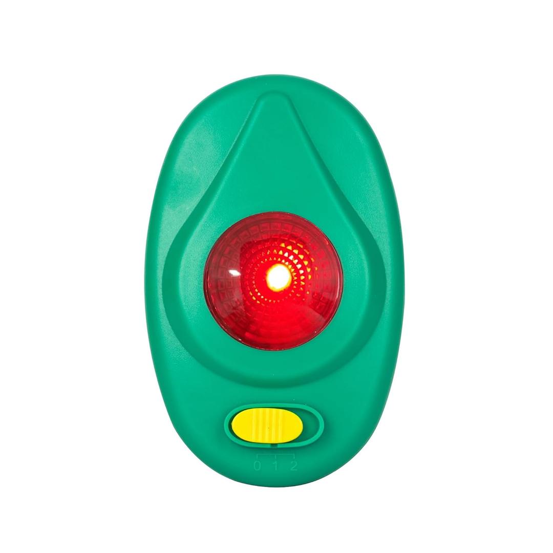 Electric Fence Alert Live Fence Indicator Electronic Fence Fault Finder for Farm Waterproof Fence Voltage Alert Clips to Wire or Tape Fences Black-5P (1 pc, Green)