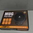 Fast Heating Mug Warmer - 4 Temp Settings & 1-12H Timer, Coffee Cup Warmer Plate for Desk Auto Shut Off, Ideal Beverage Warmer Gift for Coffee, Tea, Milk (Wood)