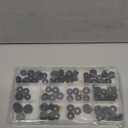 106 PCS Faucet Washer Assortment Kit with Assorted Flat and Beveled Rubber Washers for Outdoor Garden Faucet Stem Leak Worn Replacement Repair