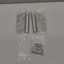 Self-Closing Door Hinges 4 Inch, Heavy Duty Spring Loaded, Adjustable Tension, Soft Close, 304 Stainless Steel for Interior Exterior Doors, Auto Close Hinges, 2 Pack