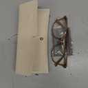 Madison Avenue Blue Light Blocking Glasses Anti Eyestrain UV Glare Blue Light Glasses for Women with Case, TV Phone Computer Gaming Eyeglasses (Coffee Brown)