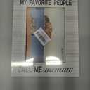 Beliran Memaw Gifts Picture Frame 5x7, Grandma Photo Frame, Christmas Mothers Day Birthday Gifts for Memaws, My Favorite People Call Me Memaw Wooden Picture Photo Frames for Desk Home Room Decor