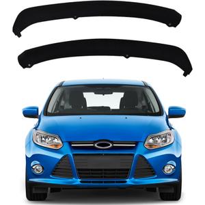 Front Bumper Spoiler Lip Valance Deflector Left and Right Replacement for Focus 2012 2013 2014 FO1095244C FO1095245C CP9Z17626B BM5117627AB CP9Z17626AB CP9Z17626AP