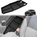 BestEvMod for 2026 2025+ Ioniq 5 Lower Center Console Organizer Tray Storage Box Interior Accessories with Rubber Black Trim Compatible with Hyundai Ioniq 5 2026 2025