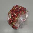 Liliful 300 Pcs Multicolor Mini Christmas Ball Ornaments Christmas Balls Xmas Tree Ornaments Baubles Colorful Decoration for Holiday Party Decor, Red, Gold, Silver, Green, 0.79 Inch