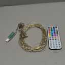 BrizLabs Valentine Fairy String Lights, 33ft 100 LED Color Changing Christmas Fairy Lights with Remote Timer, USB Pink White Fairy Light Music Sync RGB Twinkle Light for Xmas Halloween Party Wedding