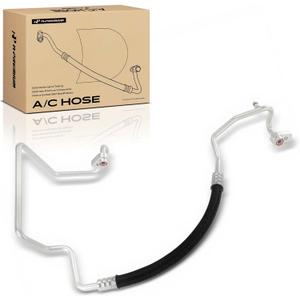 A-Premium A/C Discharge Line Hose Assembly Compatible with Ford Focus, 2015 2016 2017 2018, 2.0L, Naturally Aspirated, Compressor to Condenser