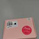 Clip in Hair Extensions, FLUFYMOOZ 4PC 100 Pure Protein Silk Hair Extensions Long Soft Natural Hairpiece 20 Inch Curly Hair Extension for Women (Dark Almond brown with copper)