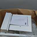 TUTOTAK Narrow Bookshelf, 8Tier Bookcase, Spine Book Shelf for Small Space, Corner Standing Shelf for Living Room, Office, Study, Entryway, White BS06BW008