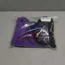 Kickred 2 Pieces Basic Cotton Dog Hoodie Sweater, Soft Pet Clothes Dog Sweatshirts, Dog Outfit Coat Pullover with Pocket and Leash Hole for Small Medium Large Dogs, Dark Grey & Purple/Sleeved(X-Large)