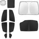10pcs Car Window Shades for Toyota Prius Hatchback 2010-2015 (Not Prius C or Prius V) Accessories,Windshield Side Rear Full Sunshade,Sun Visor UV Blocking, Privacy Protection for Camping Outdoor