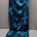 PRETTYGARDEN Womens Summer Wedding Guest Dress 2026 Spring Mesh Sleeveless Bodycon Ruched Floral Holiday Maxi Long Dresses (Medium, Lake Blue Floral)