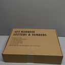 Pooqla 4 FT Marquee Light Up Letters, Marquee Letter Lights 4 Feet Tall, Giant Letter Sign Big Mosaic Letters for Balloons Birthday Party Anniversary Wedding Decorations, Warm White Letter I